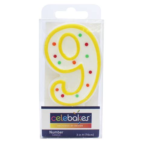 Number 9 Candle High Quality Great Tasting Baking Products And