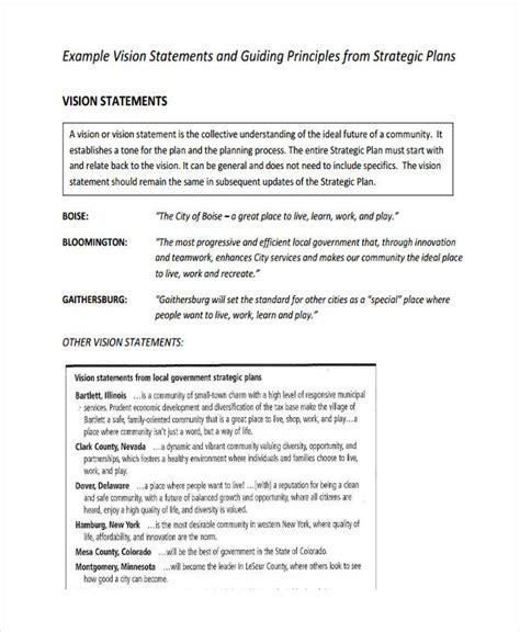 Vision Statement 7 Examples Format Pdf Examples