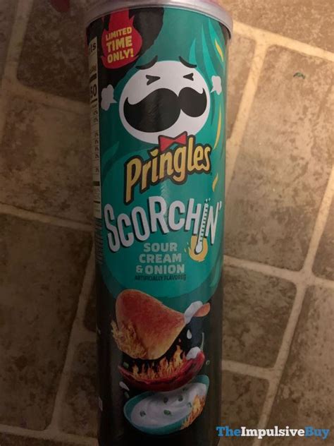 Spotted Pringles Limited Time Only Scorchin Sour Cream And Onion The