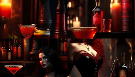 Lexica A Vampire Bar And Female Vampires Blood Bottles Bloody