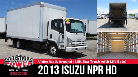 Dallas Commercial Trucks Isuzu NPR HD Ft Box Truck With Lift Gate Box Trucks For Sale