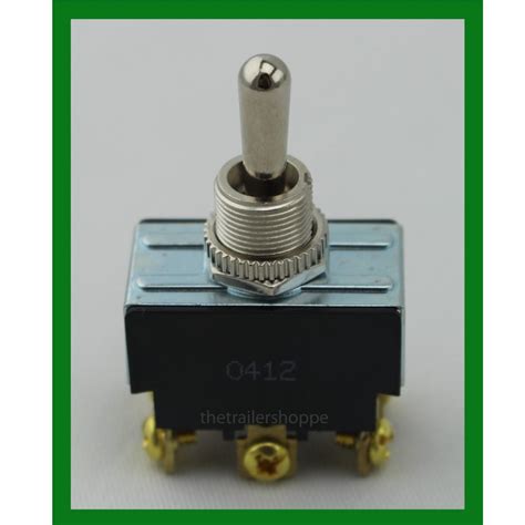 V Double Pole Double Throw Toggle Switch The Trailer Shoppe