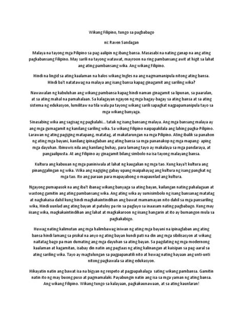 Filipino Talumpati Pdf