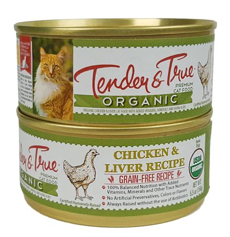 However, buying organic cat food is not that simple. Tender & True Grain Free Organic Chicken and Liver Recipe ...