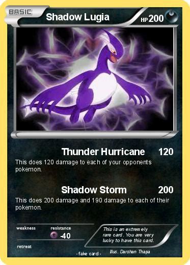 Destroy all nonblue and nonblack creatures with toughness 6 or less. Pokémon Shadow Lugia 2558 2558 - Thunder Hurricane - My Pokemon Card