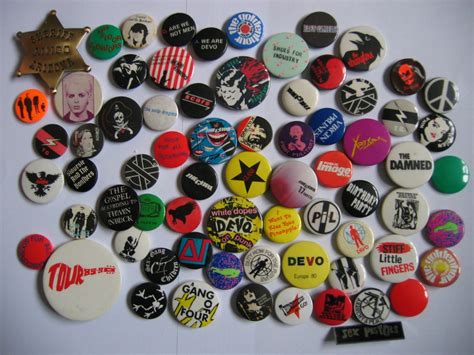 Retro Man Blog Band Button Badges Part 6 Punk And Post Punk