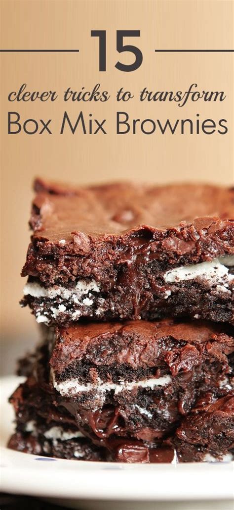 15 Clever Tricks That Transform Box Mix Brownies Brownie Mix Recipes