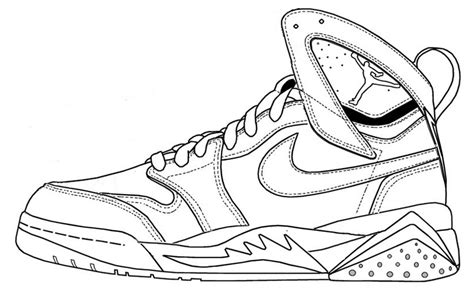 Jordan 1 Coloring Pages Coloring Home