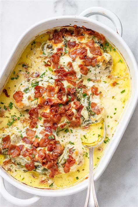 The first is my recipe and the rest are from other trusted keto and low carb bloggers. Chicken Alfredo Casserole Recipe with Spinach - Chicken ...