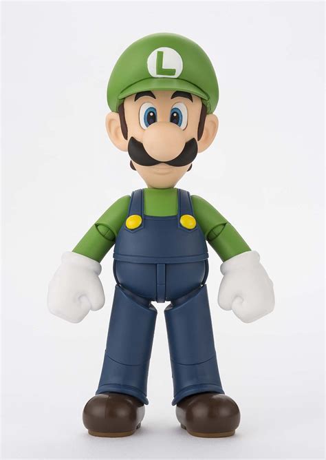 Figura Sh Figuarts Super Mario Luigi 11cm Universo Funko