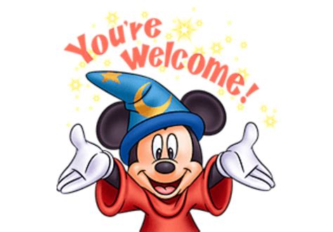 Mickey - You're Welcome! | Mickey mouse drawings, Mickey ...