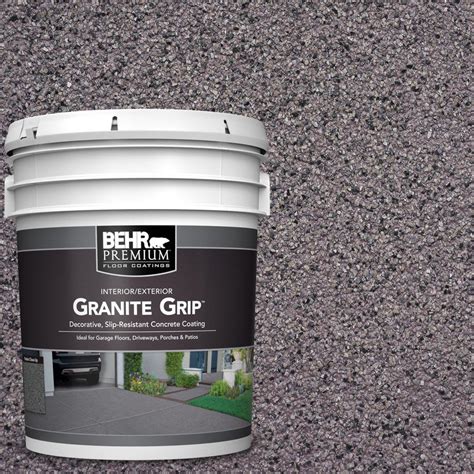Behr Premium 5 Gal Gg 04 Royal Pearl Decorative Concrete Floor