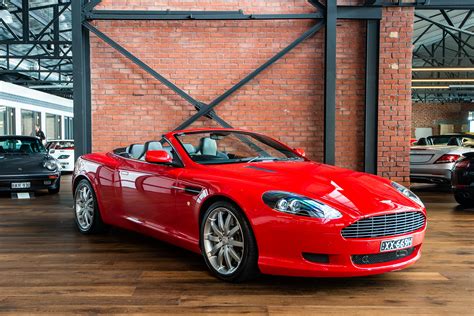 Aston Martin Db9 Volante Red 22 Richmonds Classic And Prestige Cars Storage And Sales