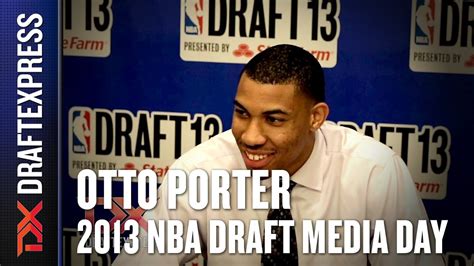 Otto Porter 2013 Nba Draft Media Day Interview Youtube