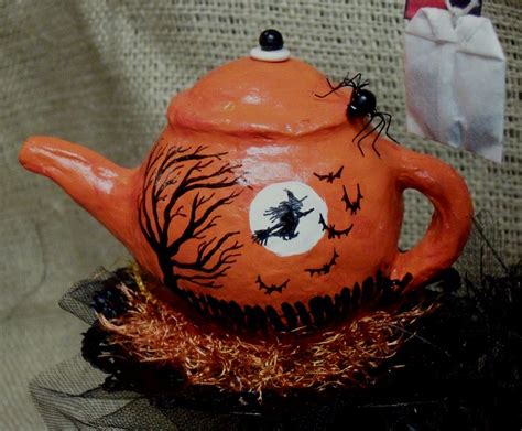 Halloween Tea Pots On Pinterest Halloween Halloween Witches And