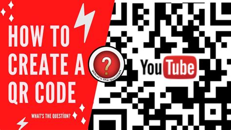 How To Create A Qr Code Youtube