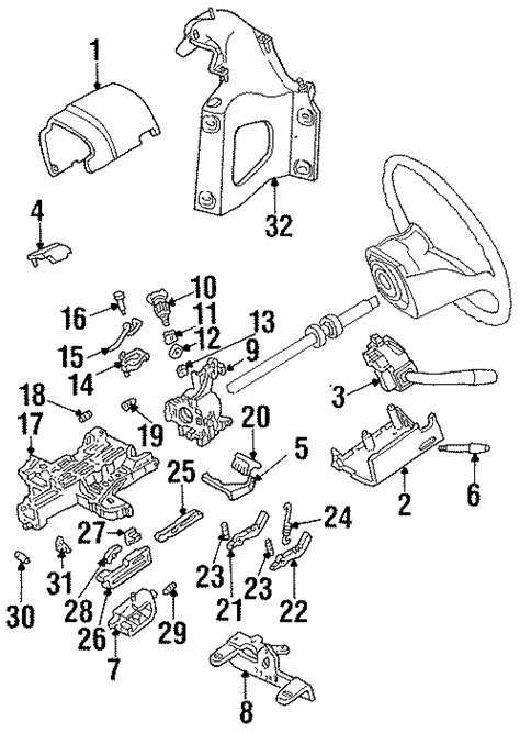 Ford Bronco Steering Column Diagram