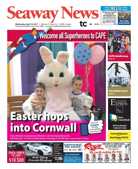 Cornwall Seaway News April 19 2017 Edition By Cornwall Seaway News Issuu