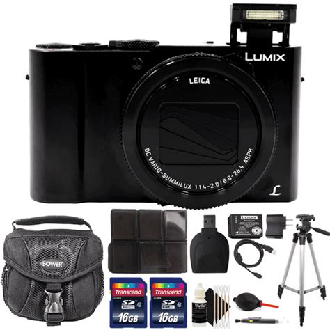 Panasonic Lumix Dmc Lx10 4k Wi Fi Digital Camera With Pro Accessory Kit