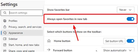 How To Always Open Links From Microsoft Edge Favorites In New Tab