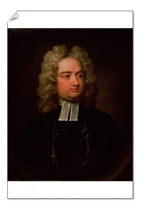 Print Of Study Portrait Of Jonathan Swift 1667 1745 Oil On Canvas