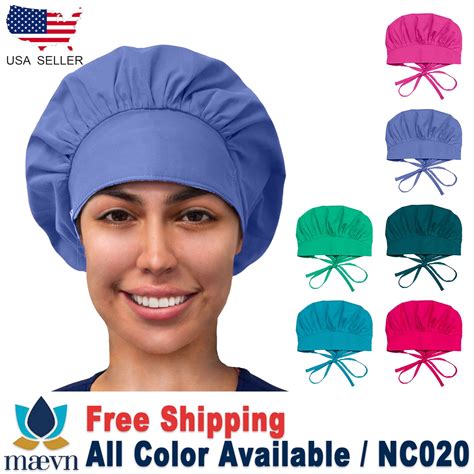 we ship worldwide men women nurses cute lace up scrub medical surgery surgical hat cap cotton