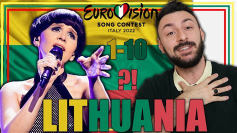 Serbian Dude Reacts To Eurovision 2022 I Lithuania Monika Liu Sentimentai Youtube