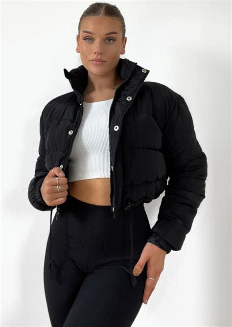 Official Store Cropped Puffer Jacket