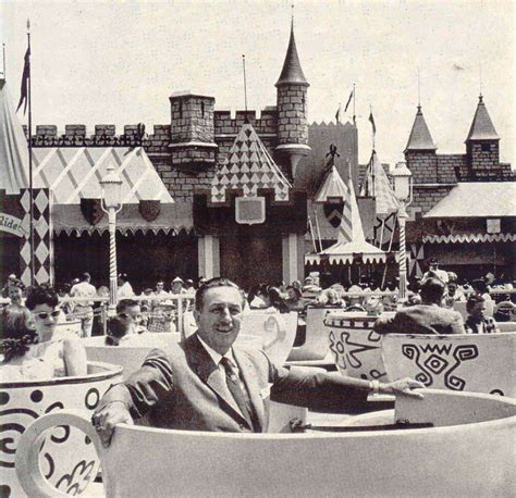 Walt Disney At Disneyland 1955 Disney Rides Disney Theme Parks