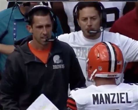 This Old Clip Of Mike Mcdaniel Kyle Shanahan And Johnny Manziel Faking Out An Entire Stadium Is