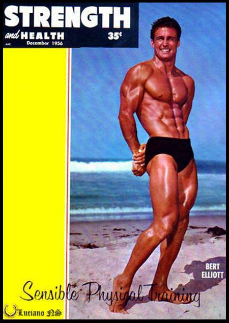 Bert Elliot December Vintage Beefcake Oldmagazines Bodybuilder Muscle Magazine