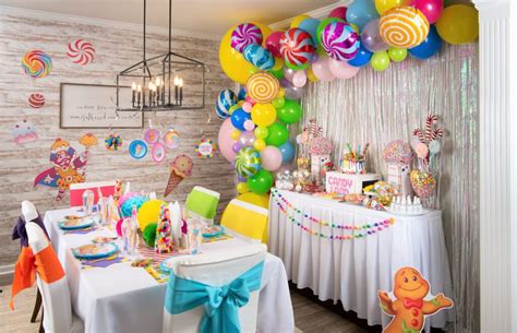 Candy Land Birthday Party With Candy Bar