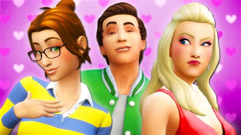 Sims 4 The Love Triangle Story Youtube