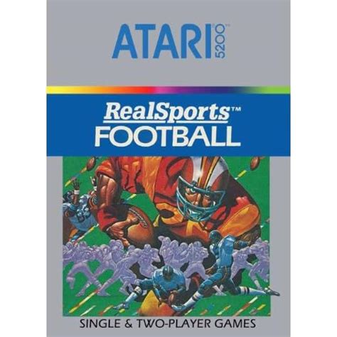 Real Sports Football Game For Atari Vintage