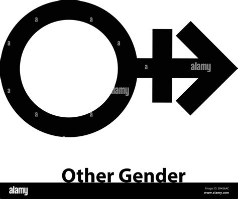 Other Gender Symbol Icon Gender Icon Vector Sign Isolated On A White
