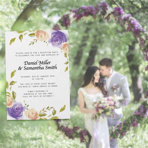 Wedding Invitation Cards Printed And Printable Wedding Announcement