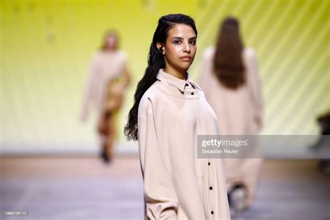 a model walks the runway at the rebekka ruétz show during the nachrichtenfoto getty images