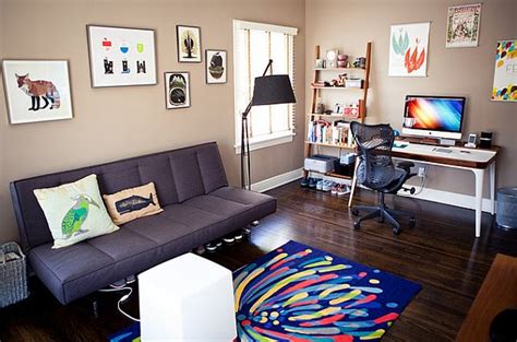 Efficient home office in the corner of the bedroom. Modern Minimalist Home Office Desk Amalgamates Ergonomic ...