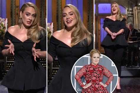 Adele Shows Off Stunning 7st Weight Loss And Jokes She Only Brought Half Of Her As She Hosts