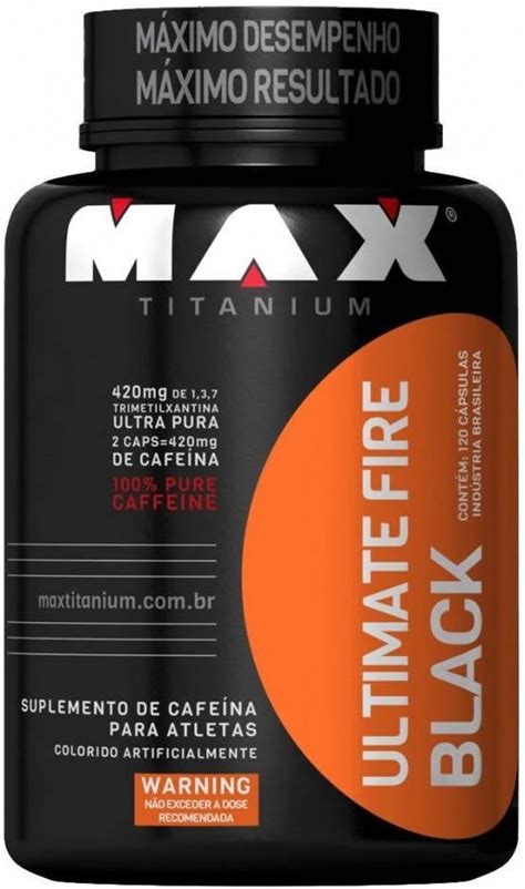 Ultimate Fire Black Termogênico Max Titanium