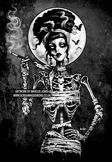 Gothic Zombie Pinup Pinup Rockabilly Skeleton Goth Dark Etsy Zombie Art Skeleton Artwork