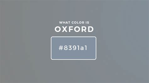 What Color Is Oxford About Oxford Color Updated 2023