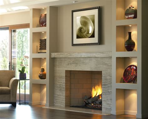Fireplace With Display Shelves — Living And Loving Fairfield