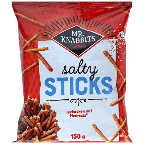 Mr Knabbits Salty Sticks 150g Online Kaufen Im World Of Sweets Shop