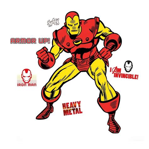 Iron Man Stickers Official Merchandise 202021