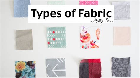 Fabric Types Material For Sewing Youtube