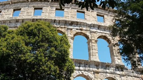 Hd Wallpaper Pula Croatia Amphitheater Istria Architecture Arena