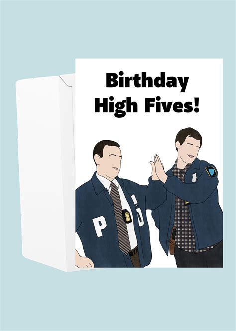 Brooklyn 99 Jake And Charles Birthday Card Etsy