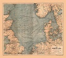 Map Of The North Sea 1916 Photograph by Andrew Fare - Fine Art America
