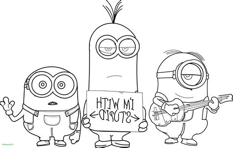 Minion Minions Bob Drawing Coloring Pages Bear Movie Drawinghowtodraw